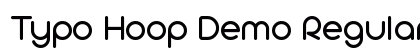 Typo Hoop Demo Regular preview