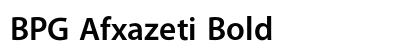 BPG Afxazeti Bold Font BPG Afxazeti Bold Font Preview