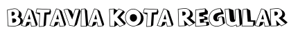 BATAVIA KOTA Regular Font Preview