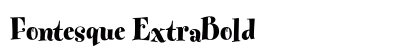 Fontesque ExtraBold preview