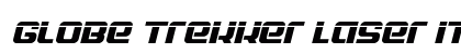 Globe Trekker Laser Italic Italic Font Preview