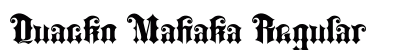 Quacko Mahaka Regular Font Preview