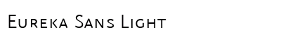 Eureka Sans Light preview