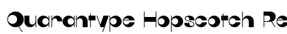 Quarantype Hopscotch Regular preview Quarantype Hopscotch Regular preview