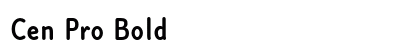 Cen Pro Bold font free download