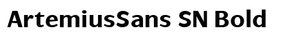 ArtemiusSans SN Bold Font Preview