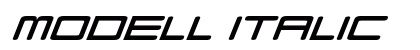 Modell Italic Font Preview