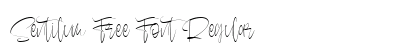 Sentilum Free Font Regular Font Preview