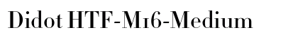 Didot HTF-M16-Medium Preview