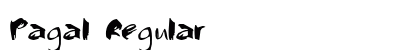 Pagal Regular Font Preview Pagal Regular Font Preview