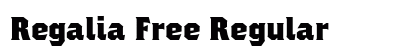 Regalia Free Regular font free download
