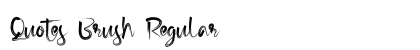 Quotes Brush Regular preview