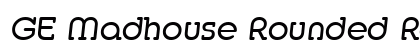 GE Madhouse Rounded Regular Font Preview