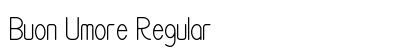 Buon Umore Regular Font Preview