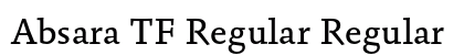 Absara TF Regular Regular font free download