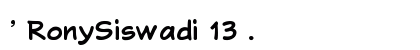 ' RonySiswadi 13 . preview