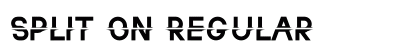 Split On Regular Font Preview