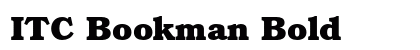 ITC Bookman Bold font free download