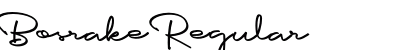 Bosrake Regular font free download