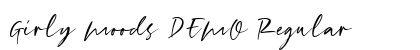 Girly Moods DEMO Regular preview Girly Moods DEMO Regular preview