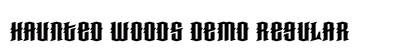 Haunted Woods Demo Regular Font Preview