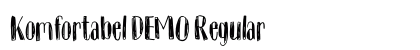 Komfortabel DEMO Regular preview