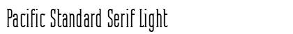 Pacific Standard Serif Light Font Preview Pacific Standard Serif Light Font Preview