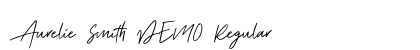 Aurelie Smith DEMO Regular Font Preview