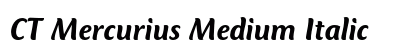 CT Mercurius Medium Italic preview