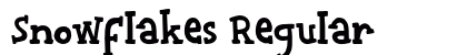 Snowflakes Regular preview Snowflakes Regular preview