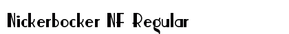 Nickerbocker NF Regular Font Preview
