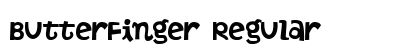 ButterFinger Regular Font Preview ButterFinger Regular Font Preview