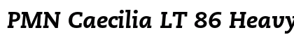 PMN Caecilia LT 86 Heavy Italic preview