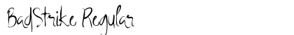 BadStrike Regular Font Preview