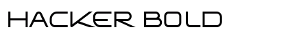 Hacker Bold preview