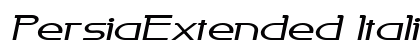 PersiaExtended Italic Preview