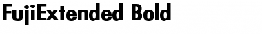 FujiExtended Bold Font