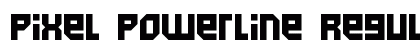 Pixel Powerline Regular Font Preview
