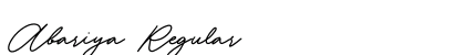 Abariya Regular (OpenType) Font Preview