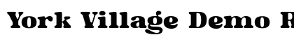 York Village Demo Regular Font Preview York Village Demo Regular Font Preview