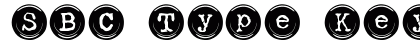 SBC Type Keys Black Regular Font Preview