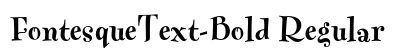 FontesqueText-Bold Regular