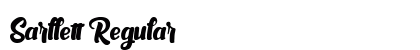 Sarllett Regular (OpenType) Font Preview