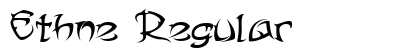 Ethne Regular Font Preview
