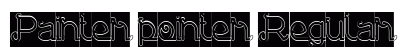 Painter pointer Regular Font Preview Painter pointer Regular Font Preview