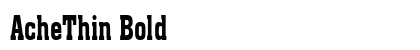 AcheThin Bold preview