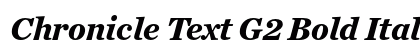 Chronicle Text G2 Bold Italic preview Chronicle Text G2 Bold Italic preview