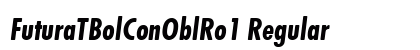 FuturaTBolConOblRo1 Regular Font Preview