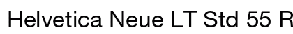 Helvetica Neue LT Std 55 Roman font free download