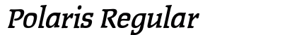 Polaris Regular Font Polaris Regular Font Preview